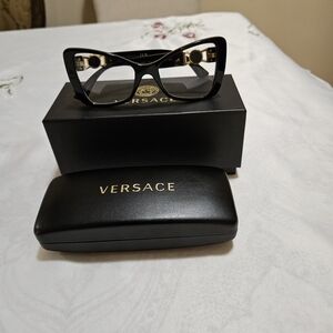 Versace Black Women's Eyeglasses